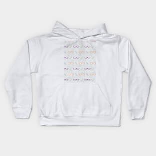 Glasses Pattern | 5 Colored Kids Hoodie